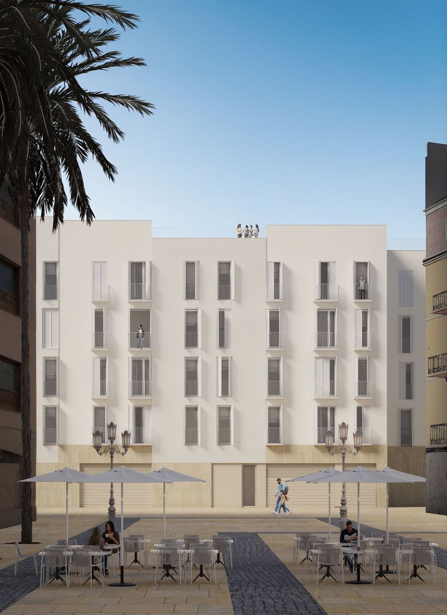 Beachfront flat in Cartagena — Facade