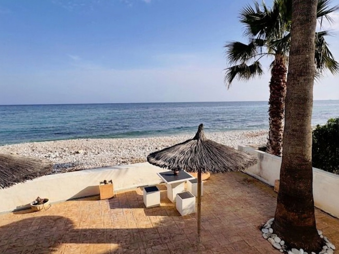 Appartement en première ligne de plage à Altea — Terrasse mer