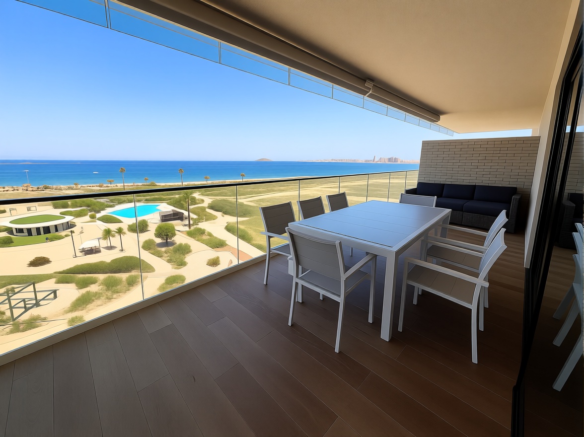 Appartement en première ligne de plage à Cartagena — Terrasse mer
