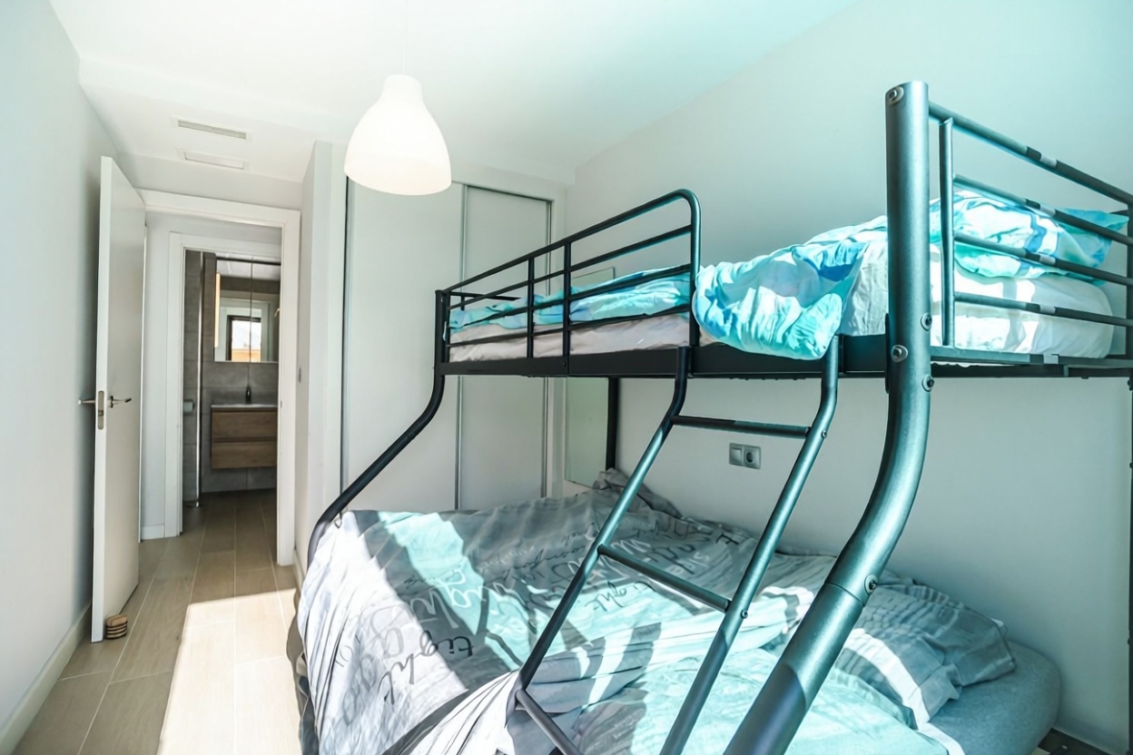 Appartement en première ligne de plage à Cartagena — Chambre