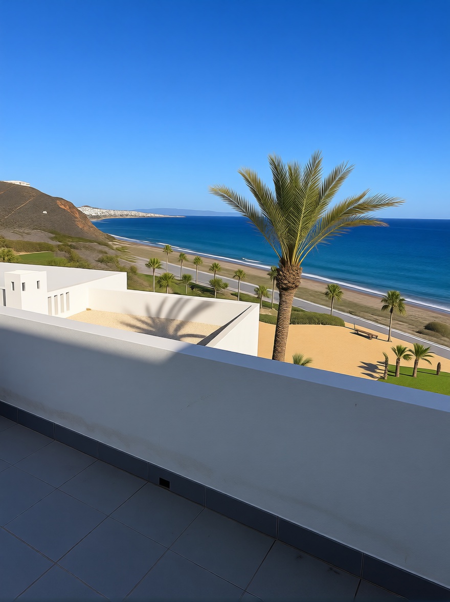Appartement en attique en première ligne de mer à Mojácar