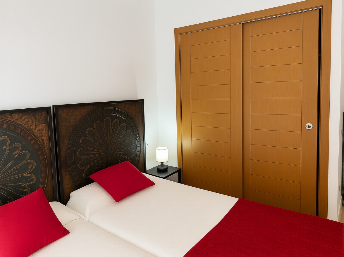 Ático en primera línea de mar en Mojácar — Dormitorio