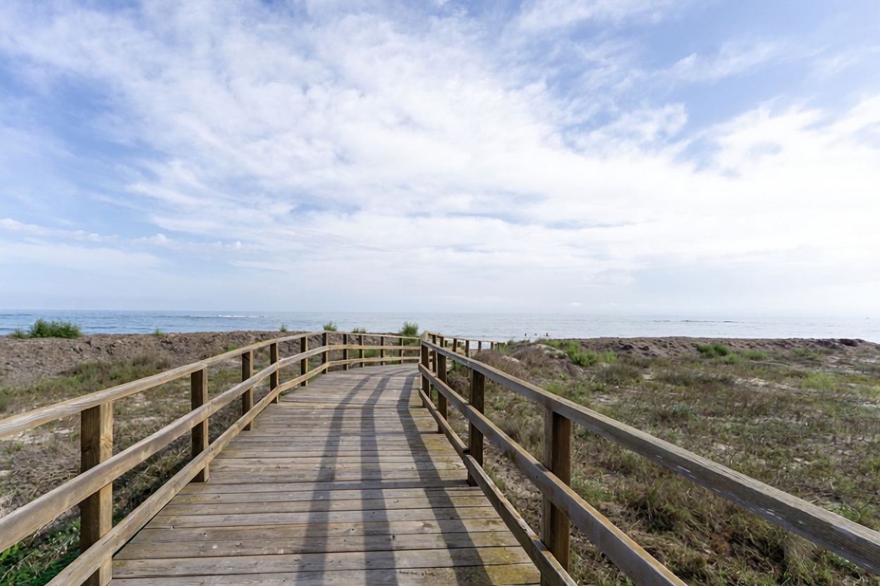 Chalet avec accès direct à la plage à San Pedro del Pinatar — Vue mer