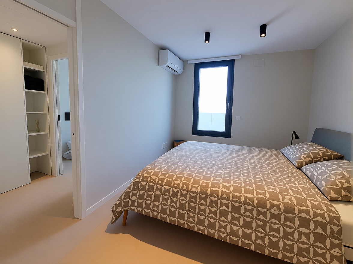 Chalet avec accès direct à la plage à Oliva — Chambre