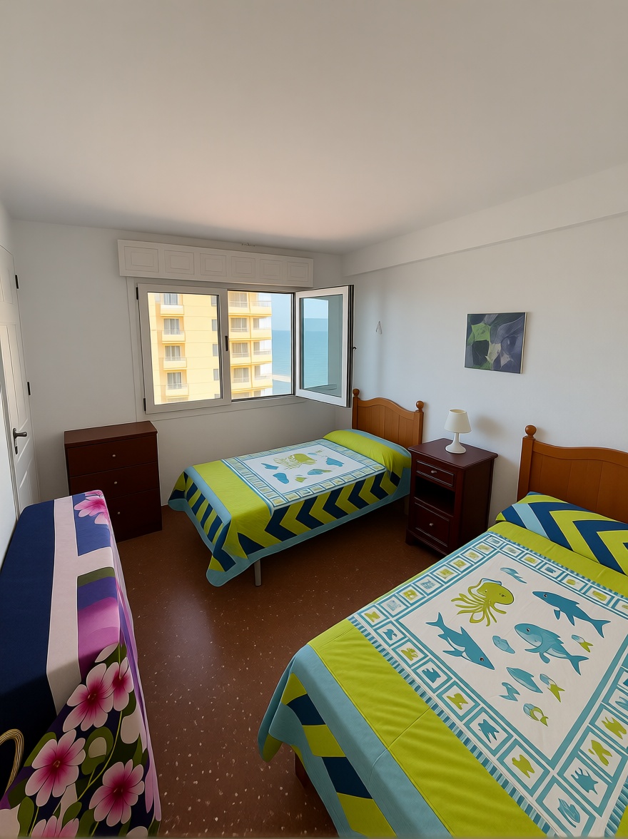 Beachfront flat in Algarrobo-Costa — Bedroom