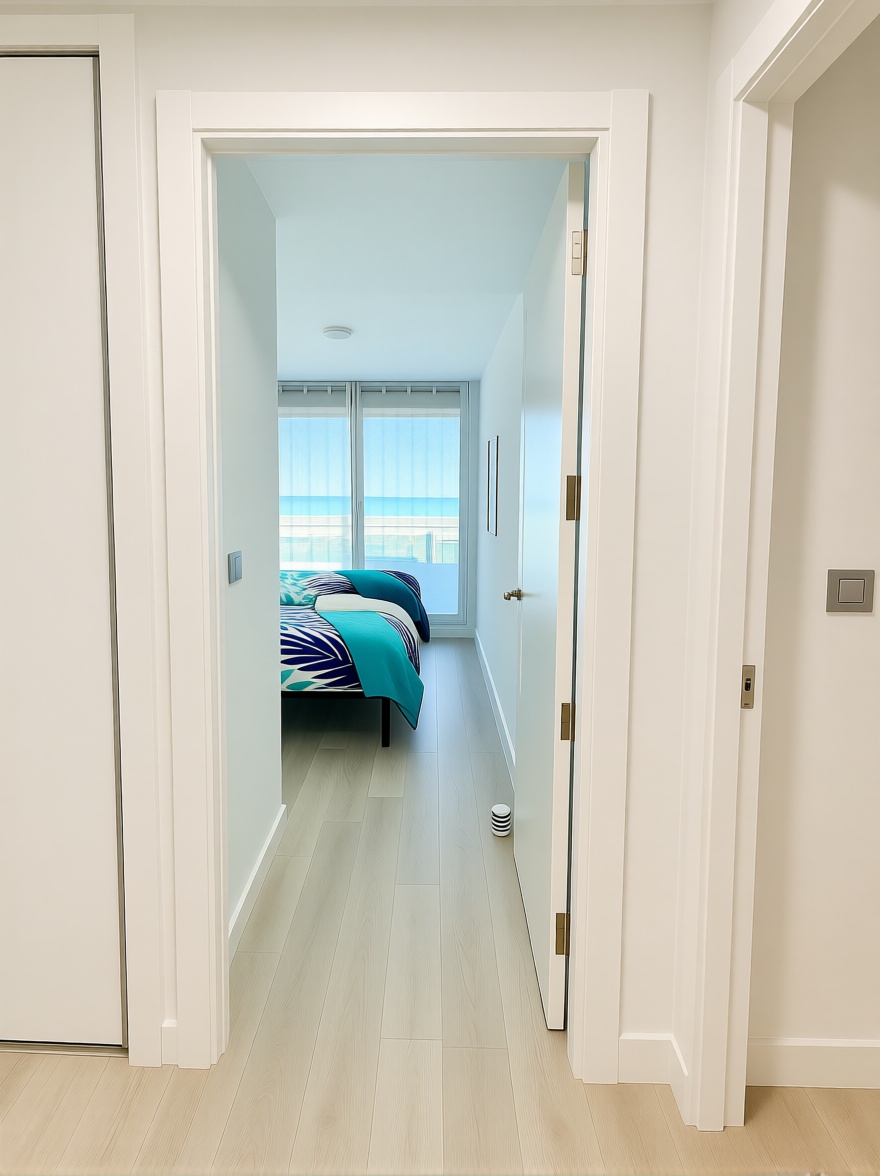 Appartement en première ligne de plage à Cartagena — Chambre