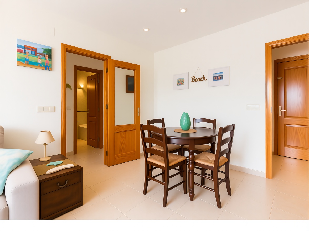 Appartement en première ligne de plage à Cartagena — Cuisine
