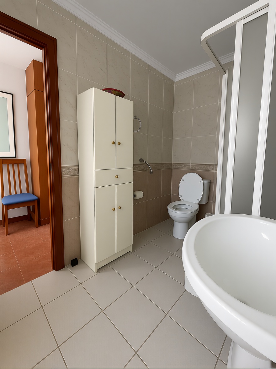Chalet avec accès direct à la plage à Algarrobo-Costa — Sanitaires