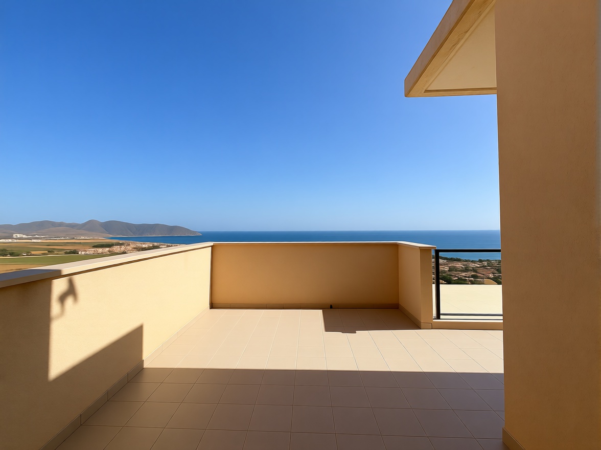 Appartement en première ligne de plage à Cartagena — Terrasse mer