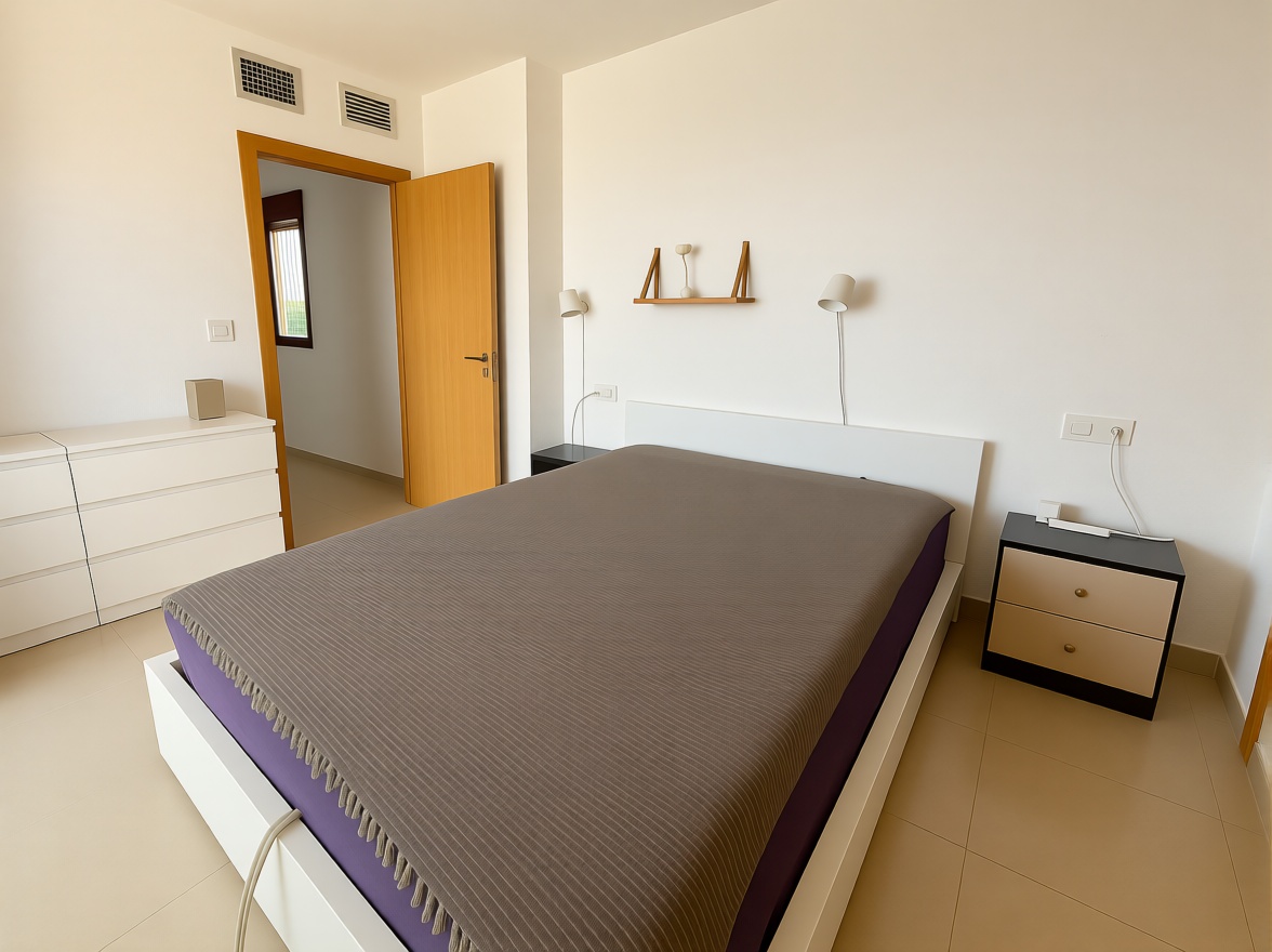 Appartement en première ligne de plage à Cartagena — Chambre