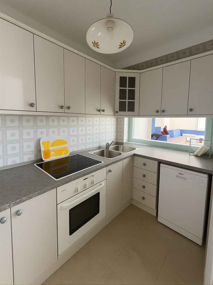 Appartement en première ligne de plage à Málaga — Cuisine