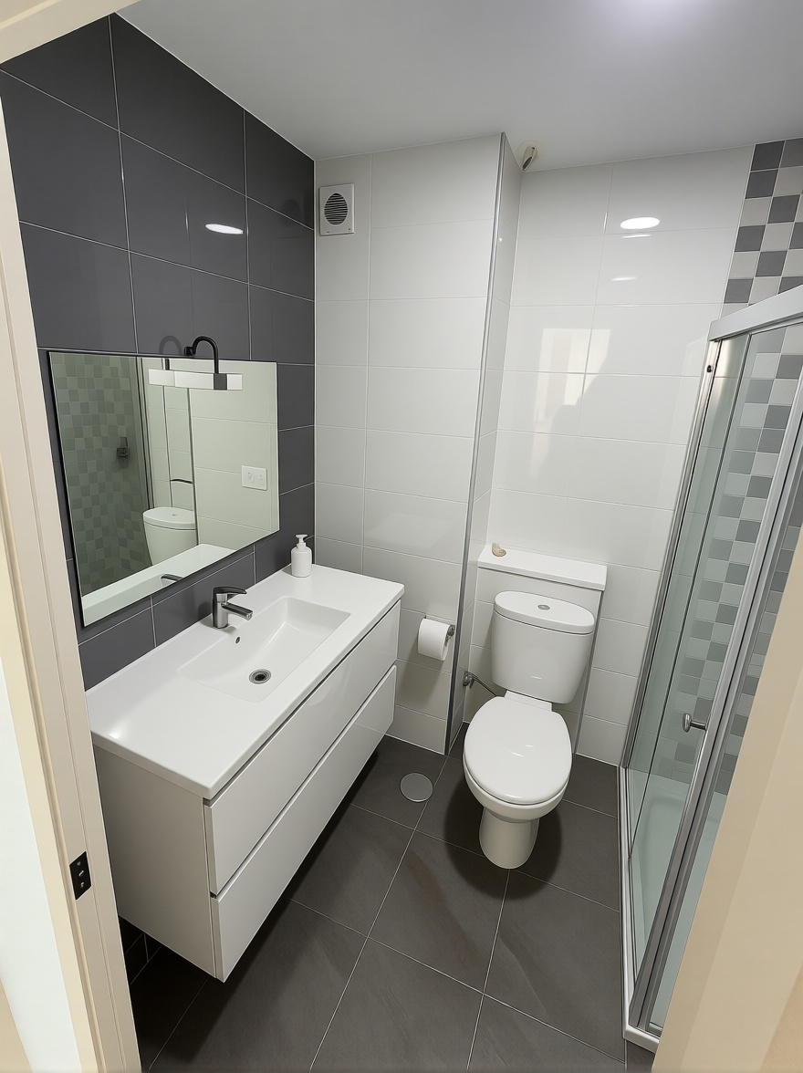 Appartement en première ligne de plage à Málaga — Sanitaires