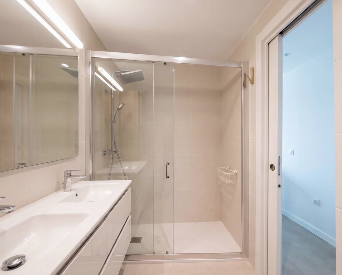 Piso en primera línea de playa en Cartagena — Dormitorio