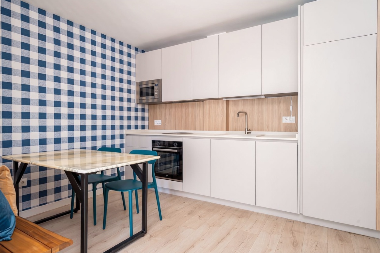 Appartement en première ligne de plage à Málaga — Cuisine