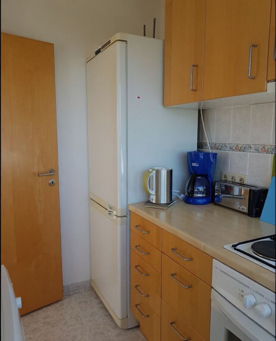 Appartement en première ligne de plage à Algarrobo-Costa — Cuisine