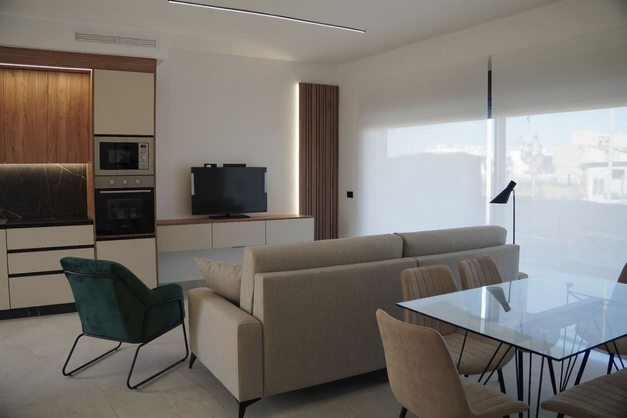 Piso en primera línea de playa en Pilar de la Horadada — Cocina