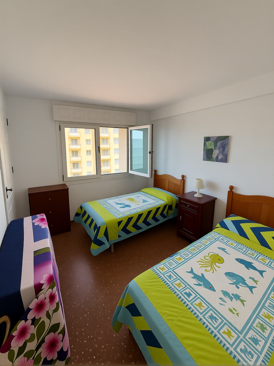 Beachfront flat in Algarrobo-Costa — Bedroom
