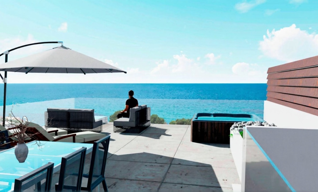 Appartement en première ligne de plage à Cartagena