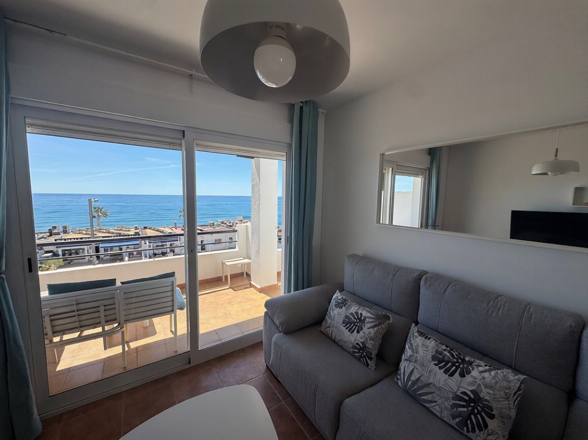 Appartement en première ligne de plage à Mojácar — Chambre