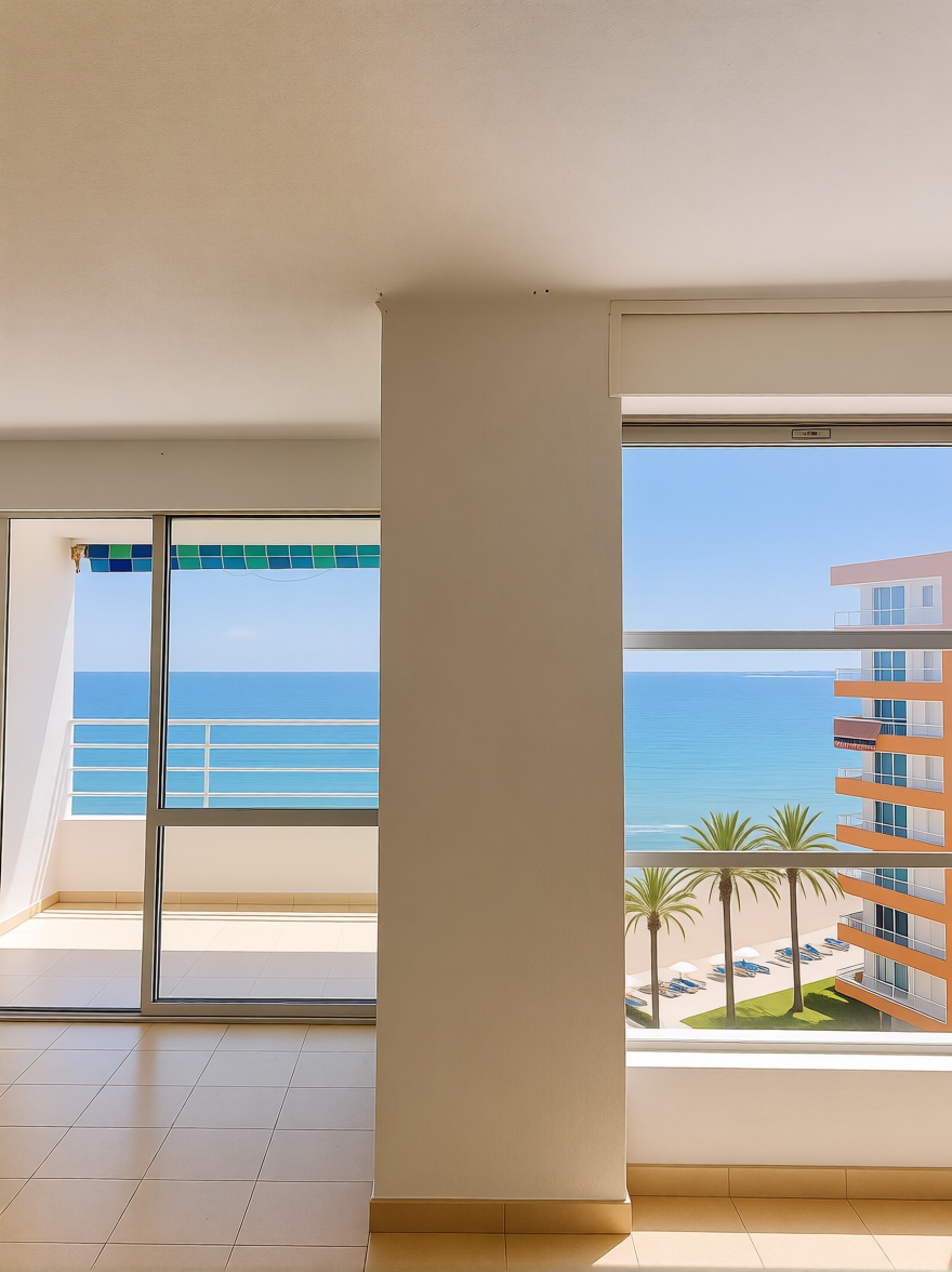 Studio en première ligne de plage à Algarrobo-Costa