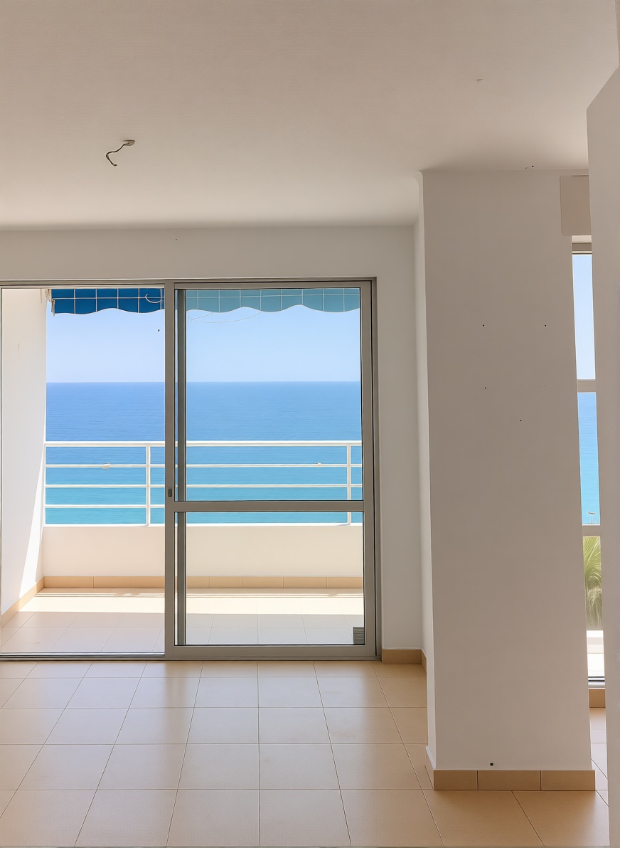 Studio en première ligne de plage à Algarrobo-Costa — Terrasse mer
