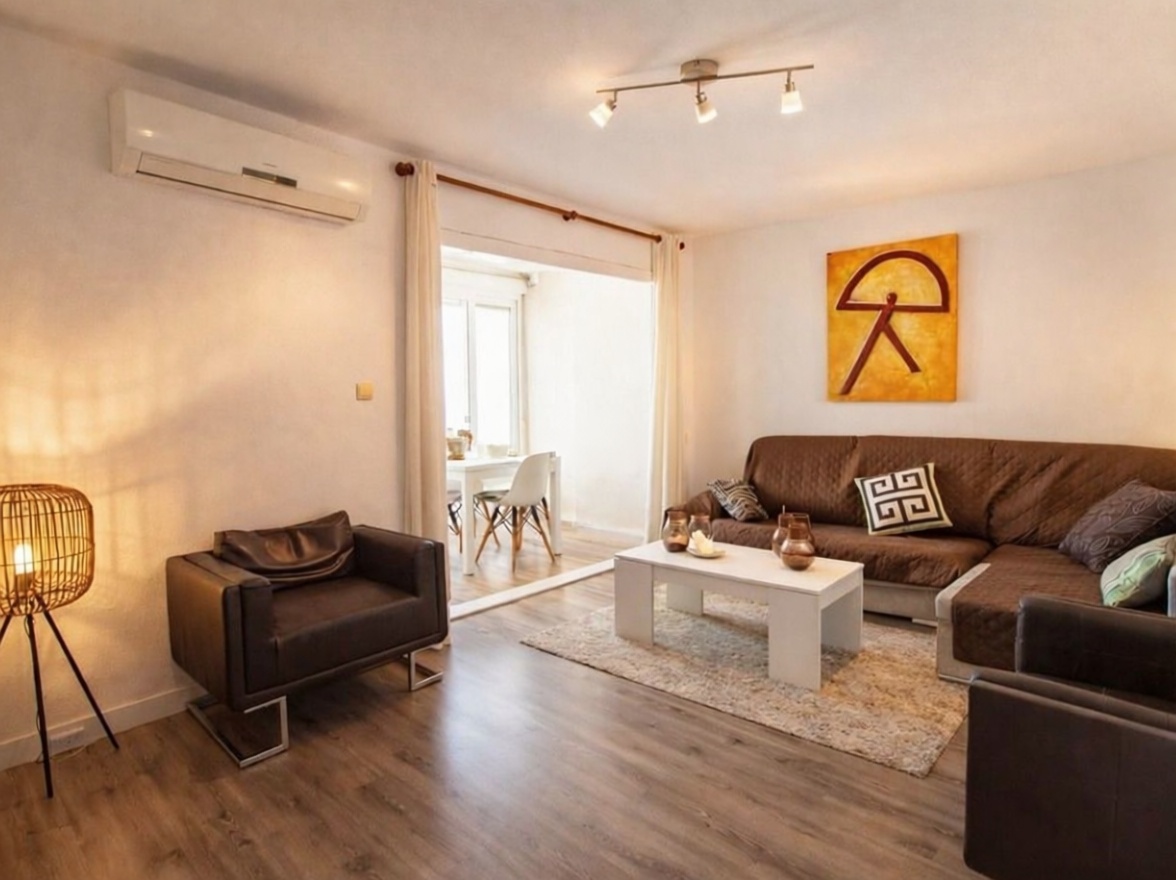 Appartement en première ligne de plage à Mojácar — Séjour