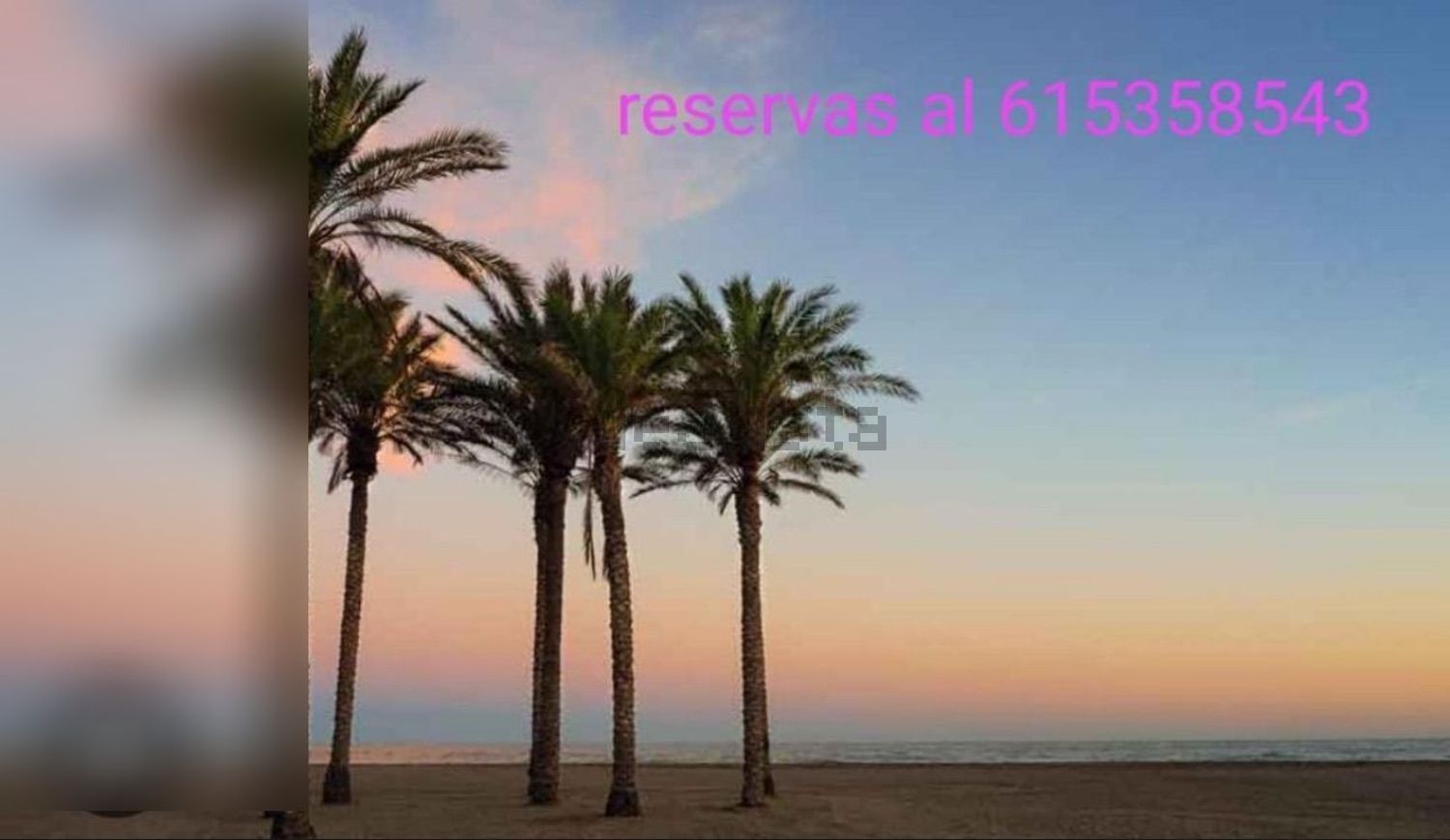 Appartement en attique en première ligne de mer à Roquetas de Mar — Vue mer