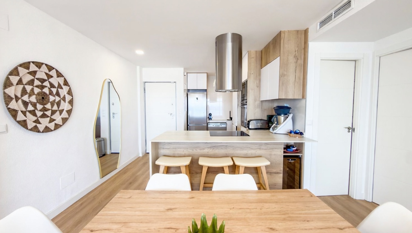 Appartement en première ligne de plage à Cartagena — Chambre