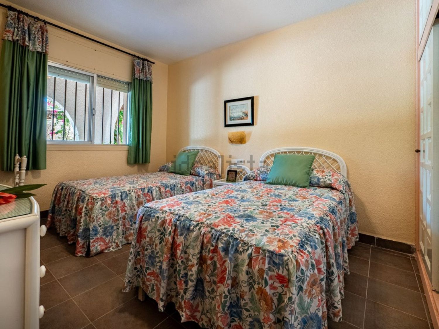 Chalet with direct beach access in Mojácar — Bedroom