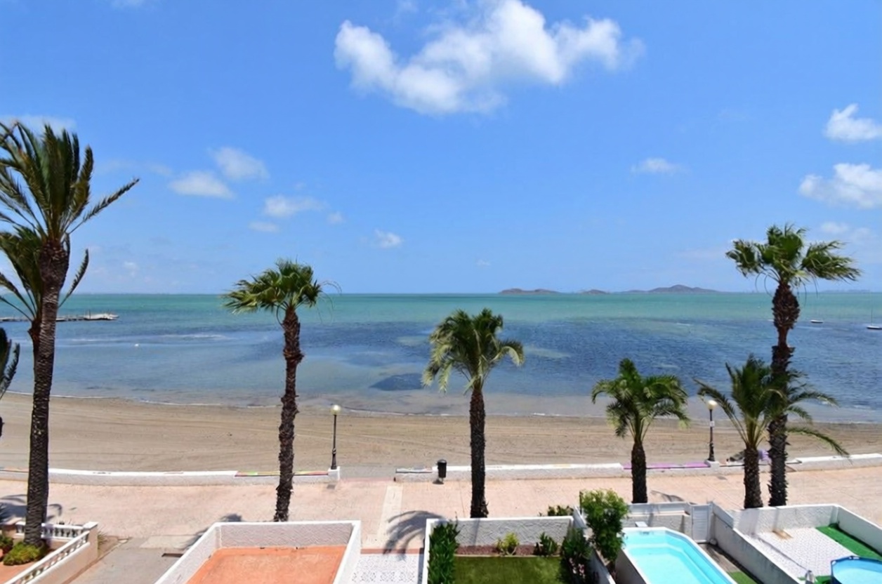 Apartamento em primeira linha de praia em Cartagena — Vista mar