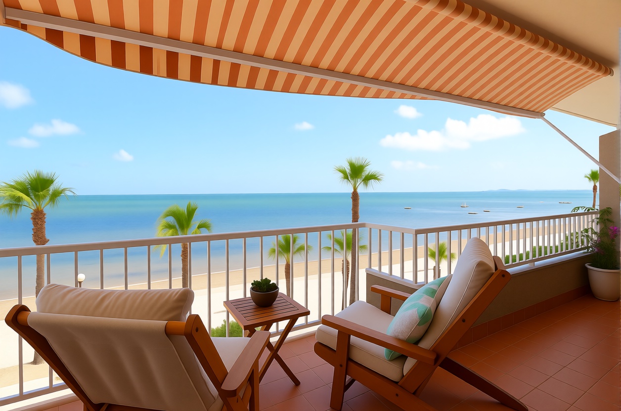 Appartement en première ligne de plage à Cartagena