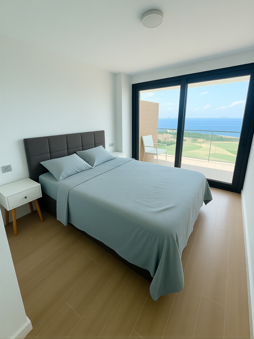 Appartement en attique en première ligne de mer à Cartagena — Chambre