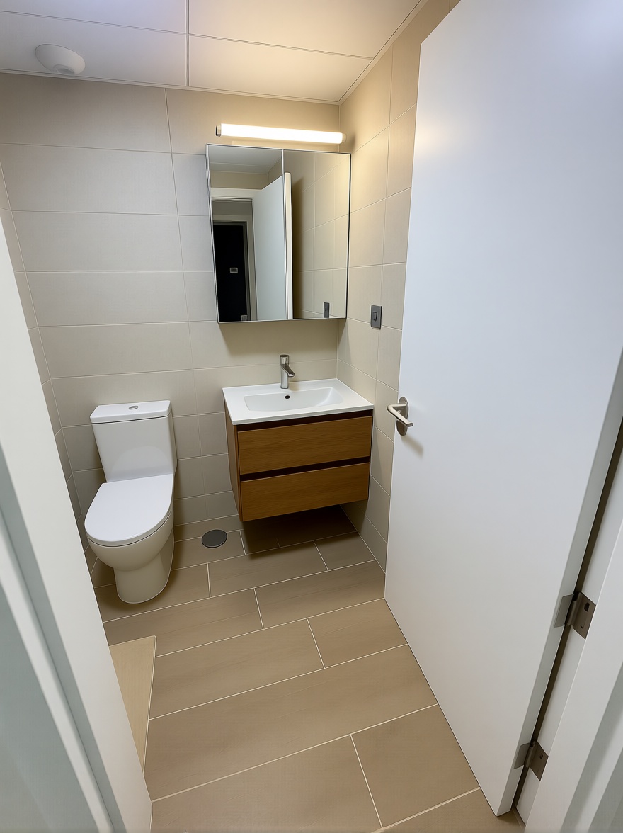 Appartement en attique en première ligne de mer à Cartagena — Sanitaires