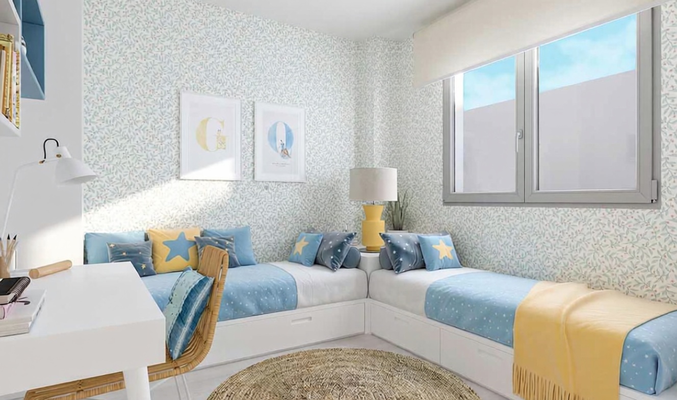 Apartamento em primeira linha de praia em Torrox — Quarto