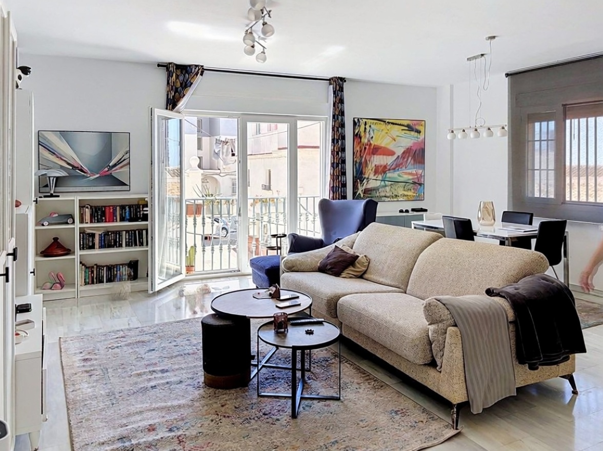 Duplex en première ligne de plage à Algarrobo-Costa — Séjour