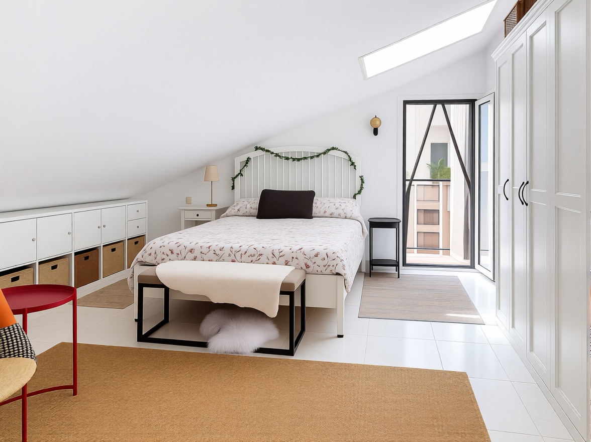 Duplex en première ligne de plage à Algarrobo-Costa — Chambre