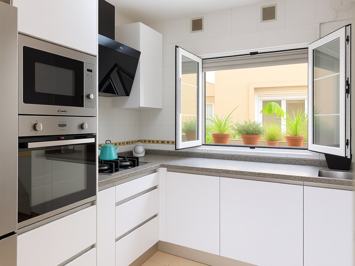 Duplex en première ligne de plage à Algarrobo-Costa — Cuisine