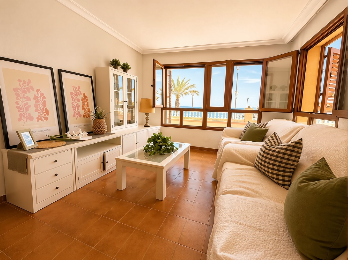 Chalet avec accès direct à la plage à Cartagena — Séjour