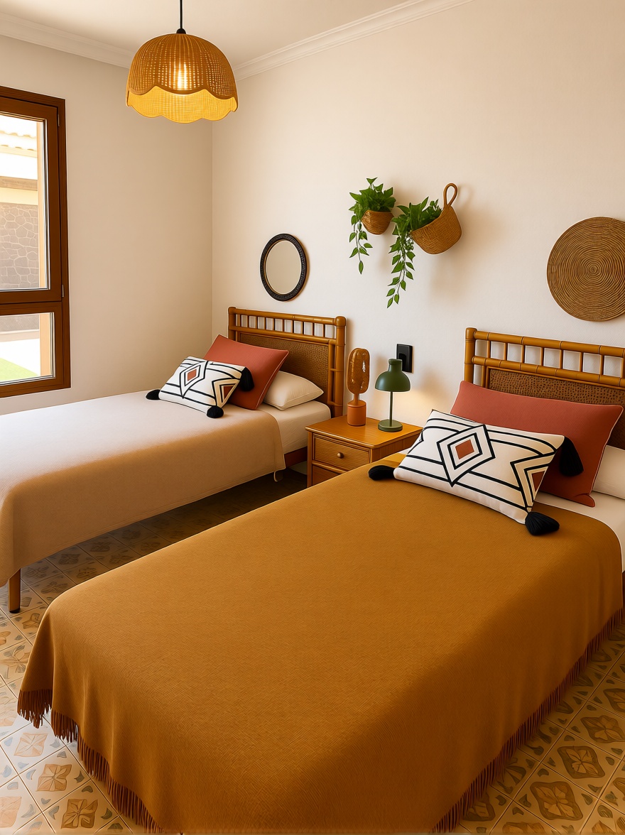 Chalet avec accès direct à la plage à Cartagena — Chambre