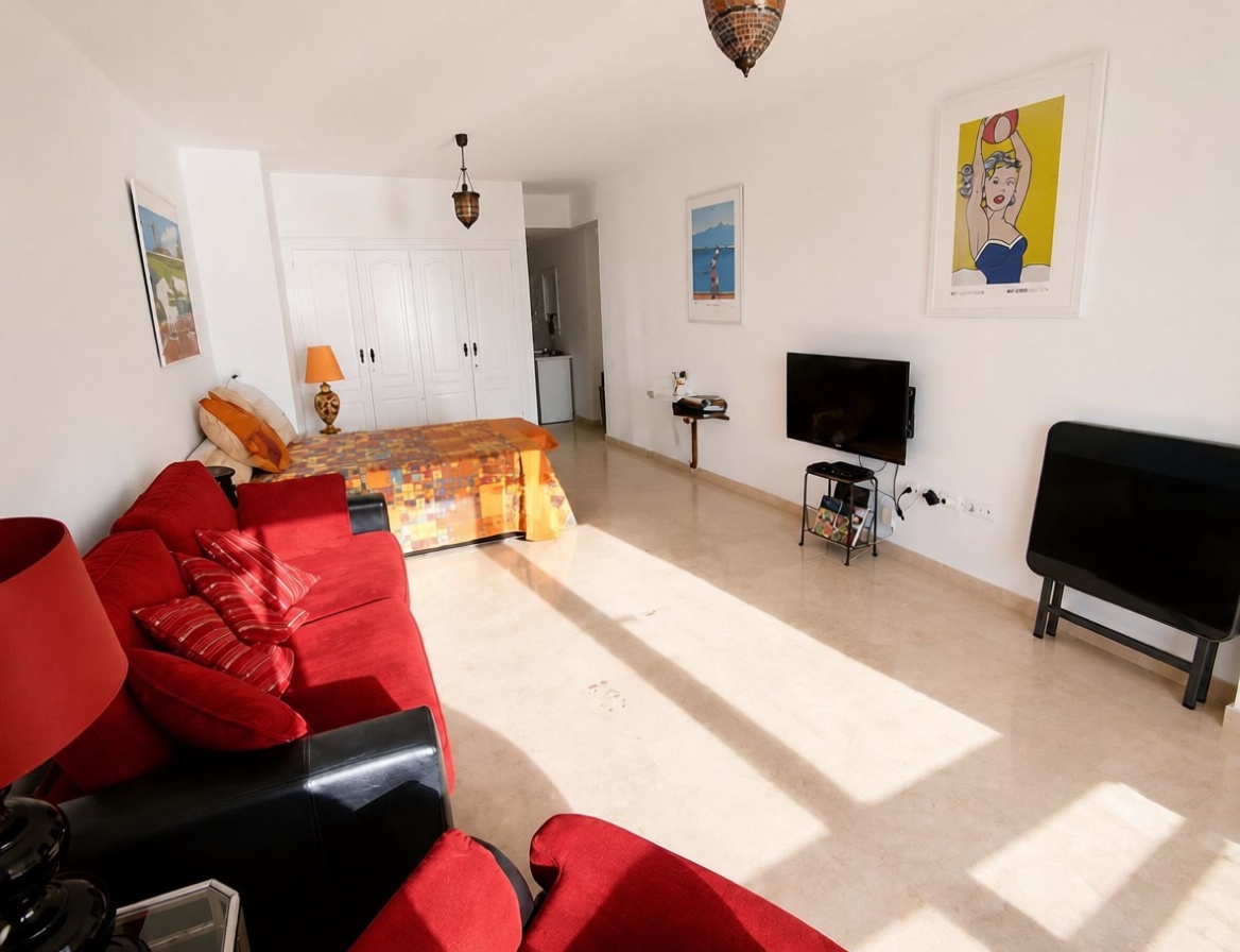 Estúdio em primeira linha de praia em Torremolinos — Quarto
