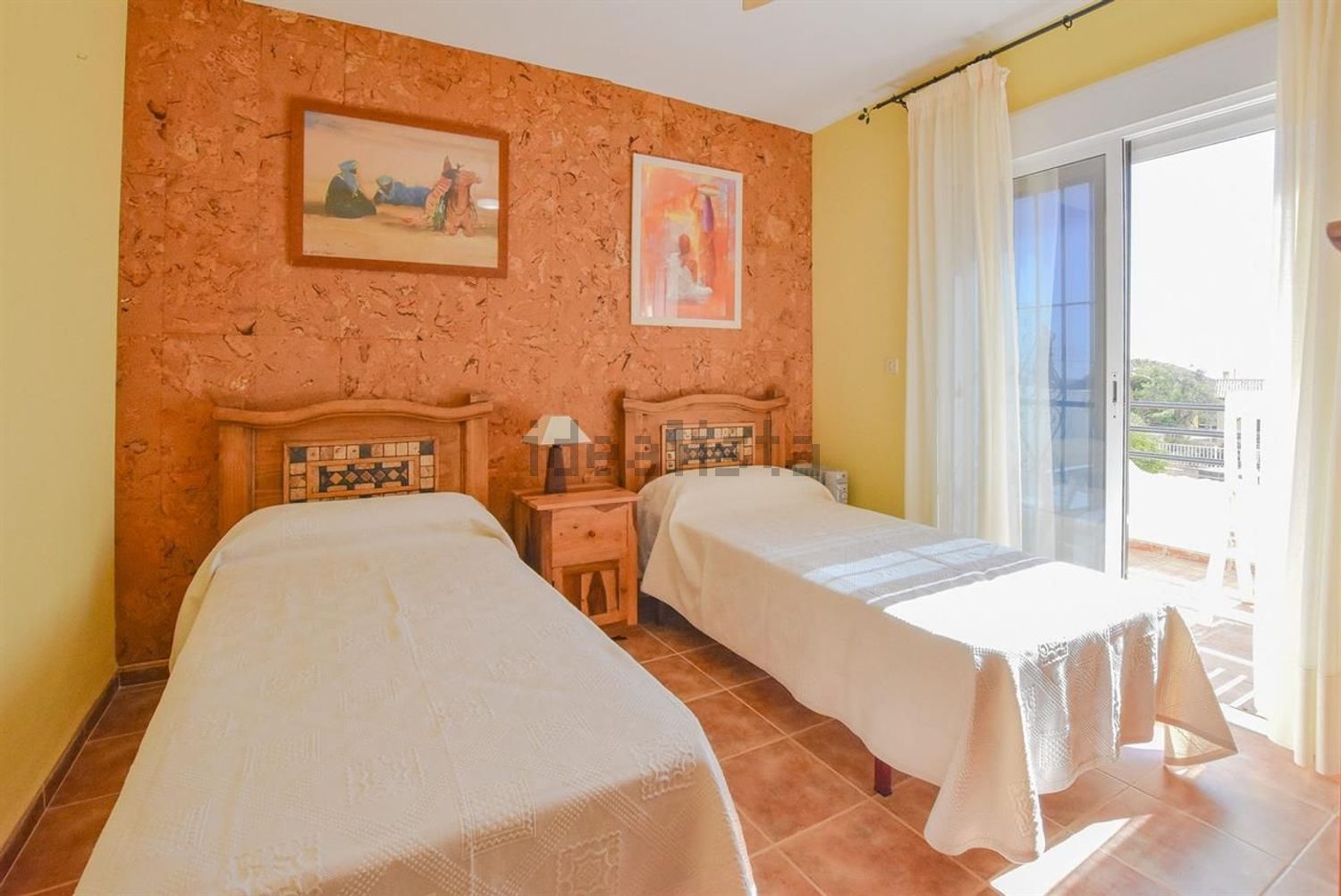 Chalet with direct beach access in Ajo — Bedroom