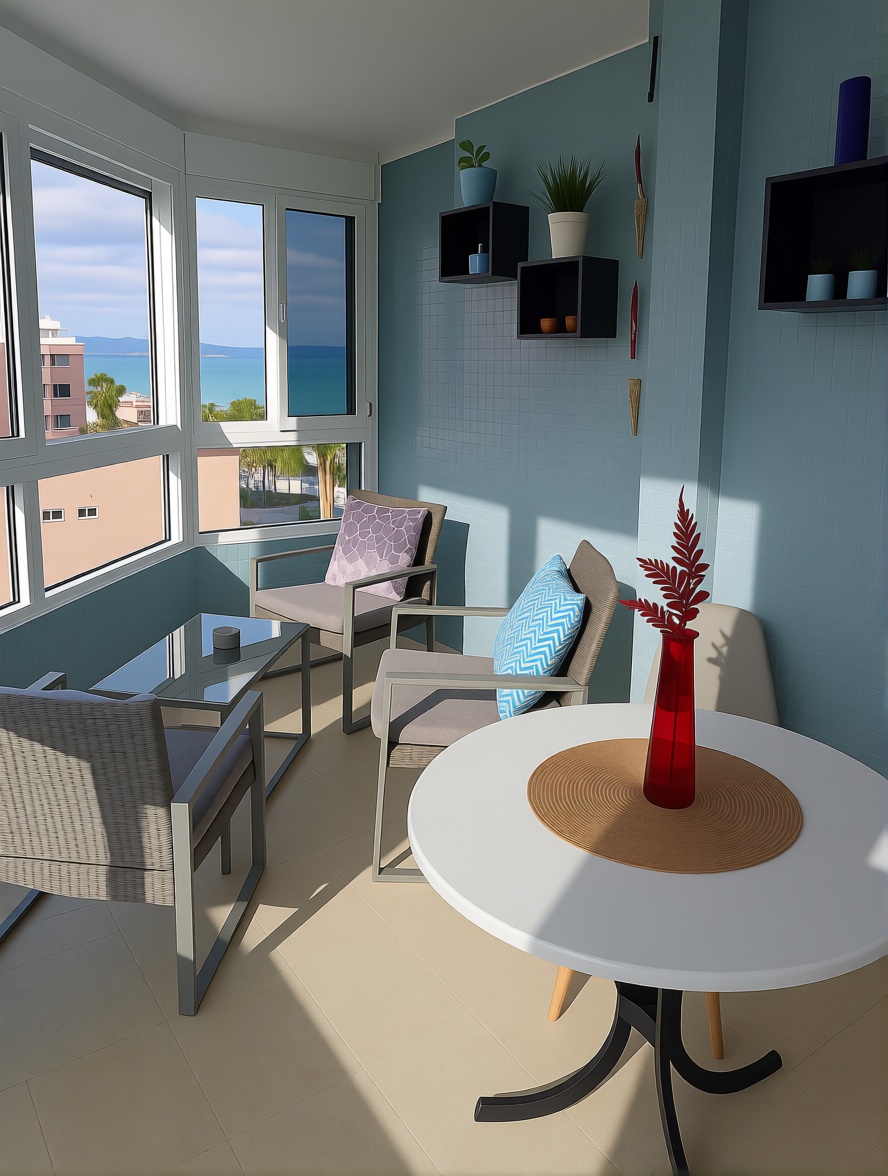 Studio en première ligne de plage à Torremolinos