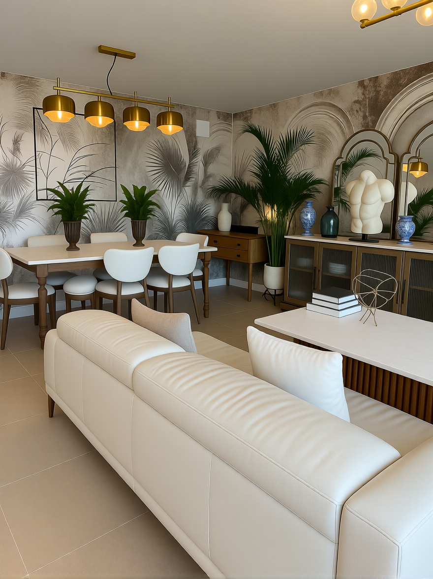 Apartamento em primeira linha de praia em Torremolinos — Sala