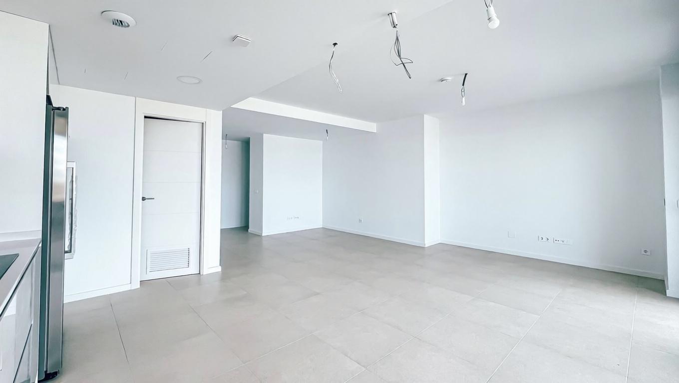 Appartement en première ligne de plage à Torremolinos — Séjour