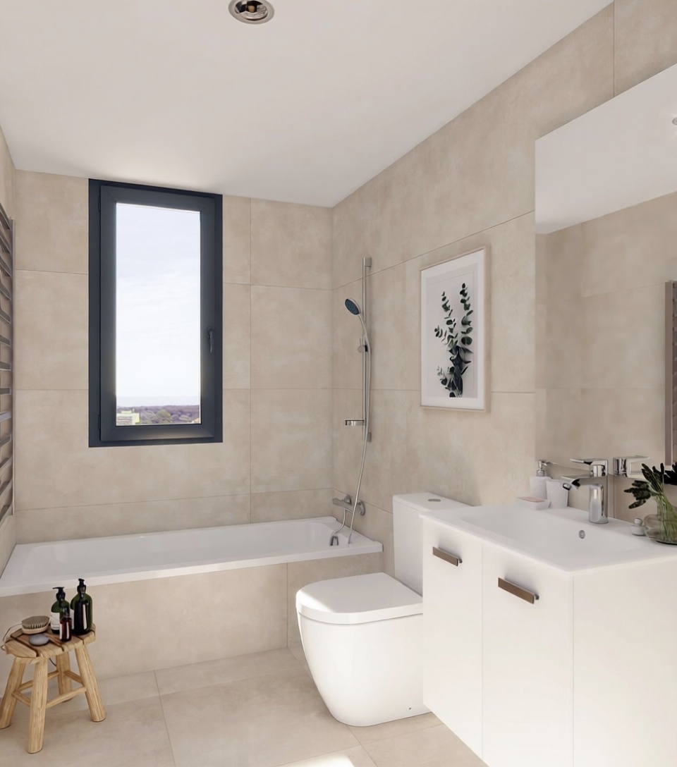 Appartement en première ligne de plage à Torremolinos — Sanitaires