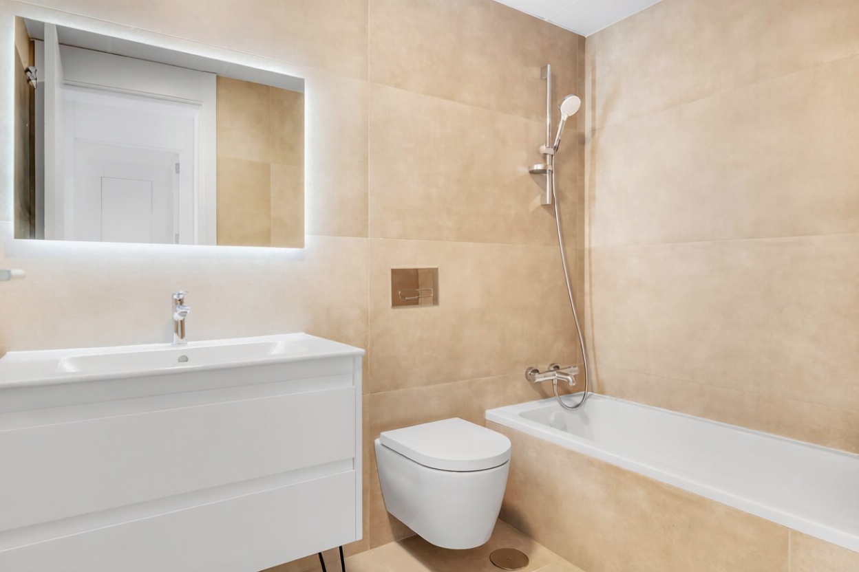 Appartement en première ligne de plage à Torremolinos — Sanitaires