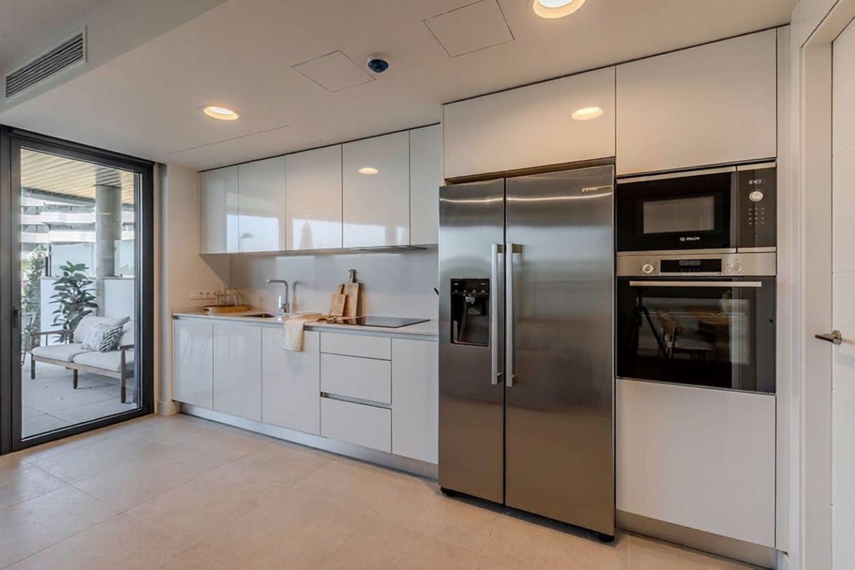 Apartamento em primeira linha de praia em Torremolinos — Cozinha