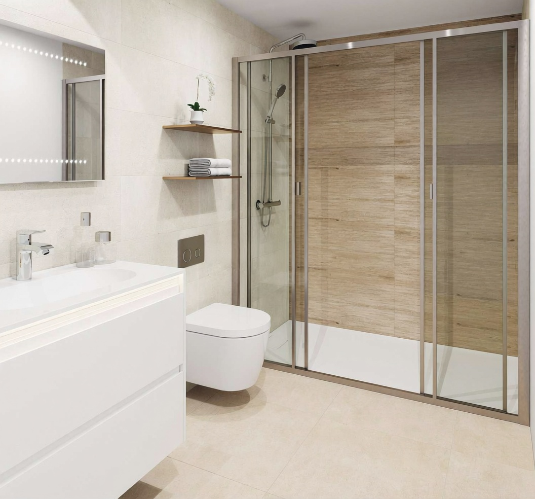 Appartement en première ligne de plage à Torremolinos — Sanitaires