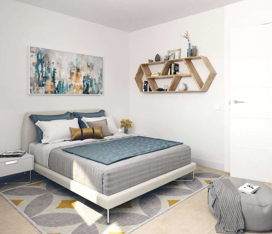 Appartement en première ligne de plage à Torremolinos — Chambre