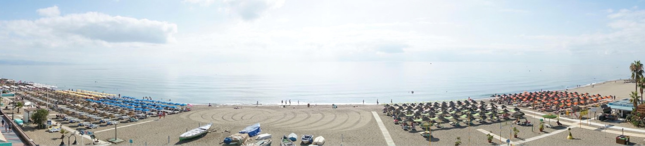 Chalet avec accès direct à la plage à Torremolinos — Vue mer